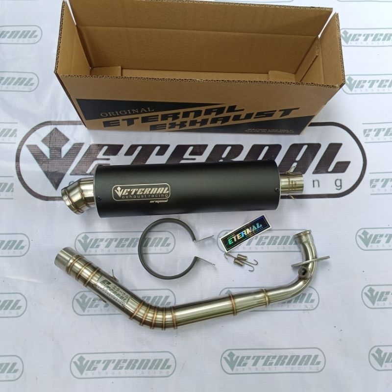 KNALPOT RACING ORIGINAL ETERNAL EXHAUST BEAT DELUXE VARIO 160 PCX 160 AEROX NMAX SCOOPY
