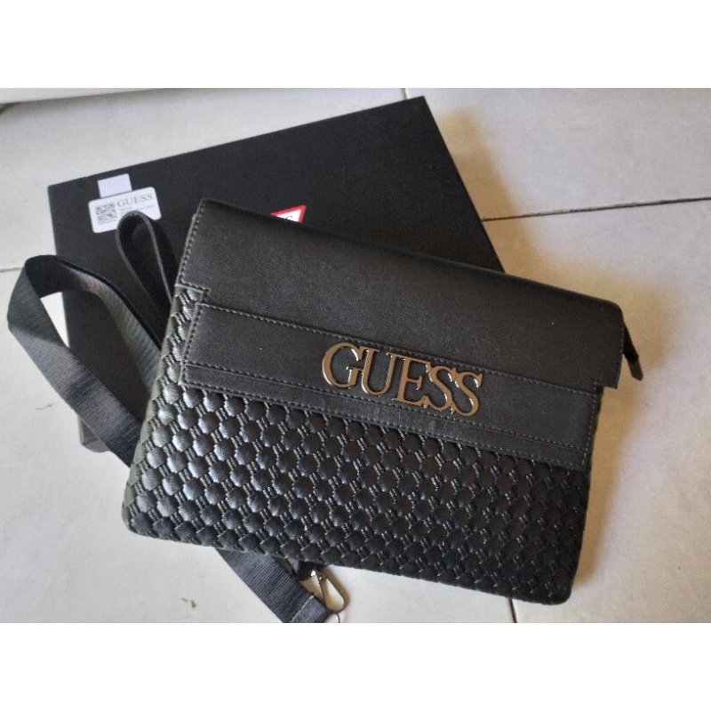 TAS KONDANGAN/ CLUTCH / DOMPET COWOK CEWEK GUESS MURAH