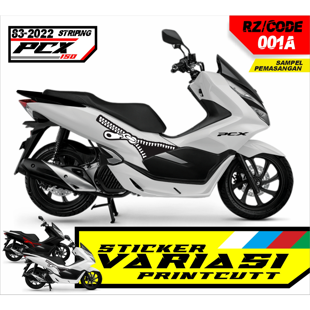 Sticker Variasi Stiping Motor PCX 150 VARIASI RESLETING PCX 150