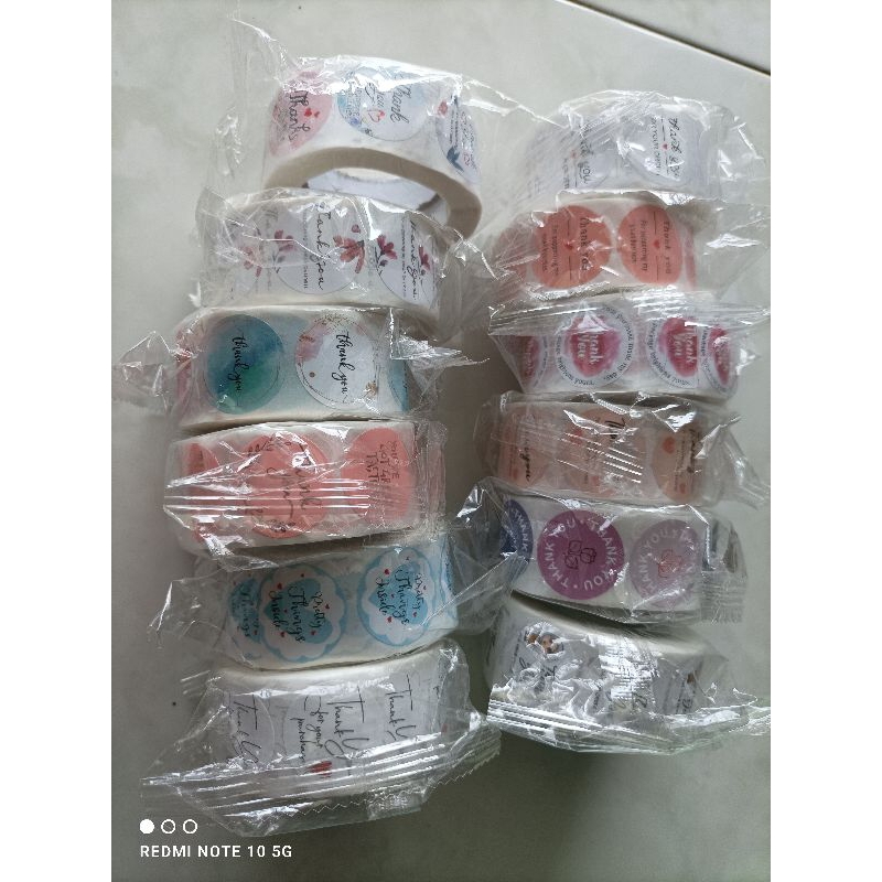 

stiker thankyou olshop/ stiker thankyou bulat/ stiker thankyou/ stiker label roll thankyou isi 500/roll stiker terima kasih/ stiker packing/ stiker segel thankyou hampers produk kemasan