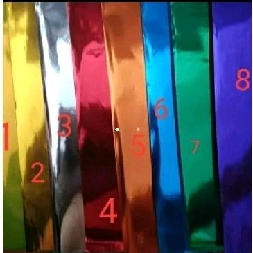 

Kertas Emas 65x50 Isi 50 Lembar / Kertas Metalik Isi 50 Lembar