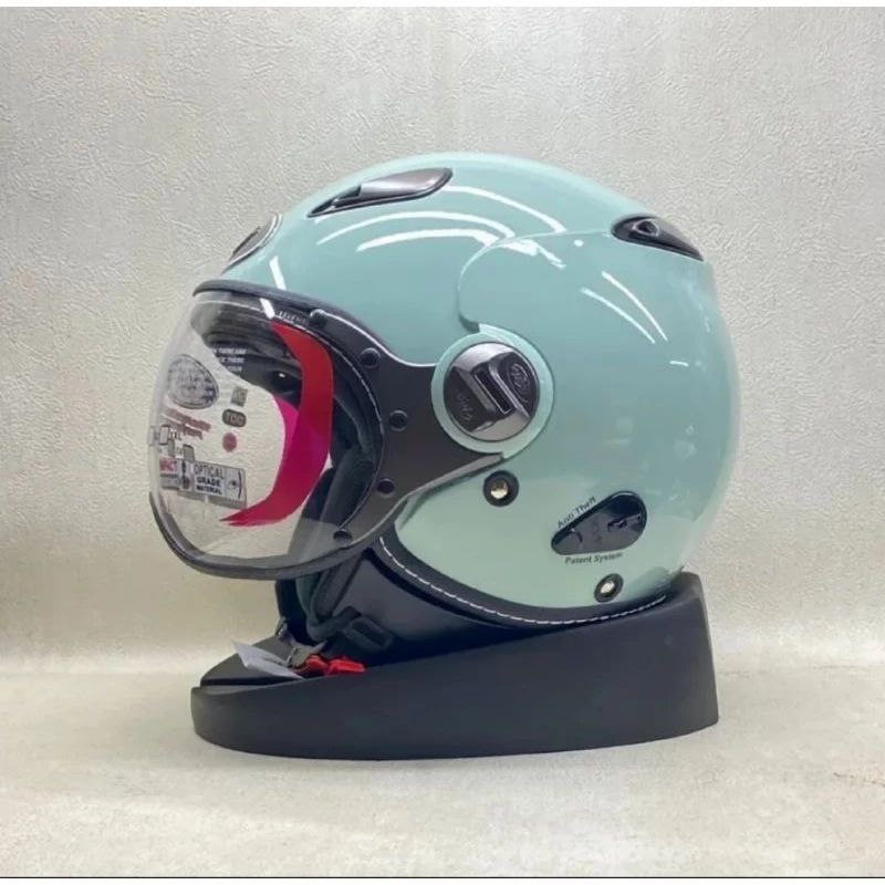 HELM KYT ELSICO SAGE GREEN ORIGINAL HELM RETRO KYT ELSICO SAGE GREEN ORIGINAL HELM KYT ELSICO SAGE G