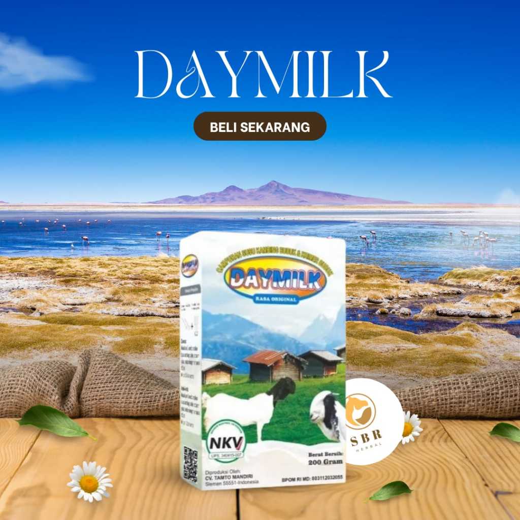 

Susu Kambing Etawa DAYMILK Rasa Original Atasi pernafasan & Persendian
