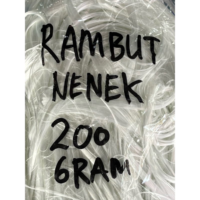 GLASSWOOL GASBUL RAMBUT NENEK ( 200 GRAM )