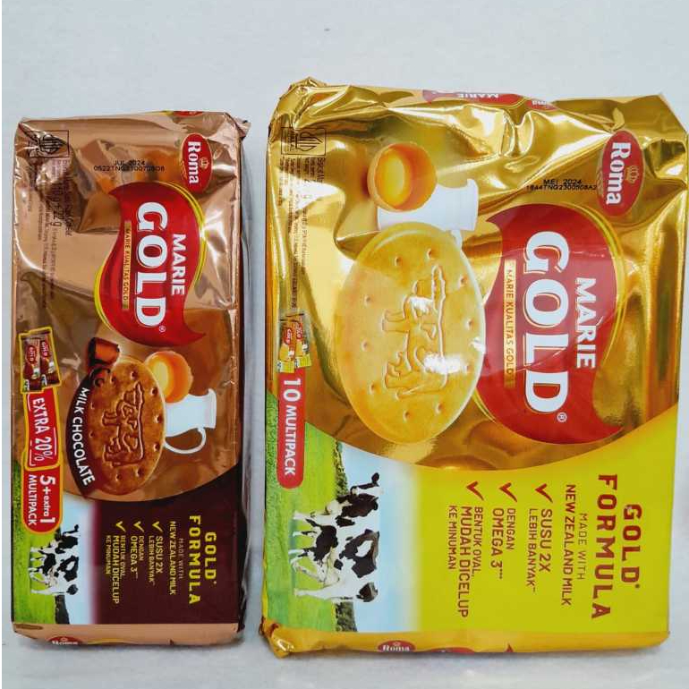 

[HALAL] Roma Marie Gold Double Milk 220gr /Meri Gold Susu Biskuit Roma