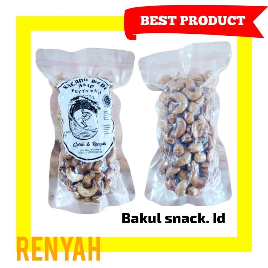 

BAKUL SNACK KACANG MEDE ASIN PUTO BALI TERLARIS