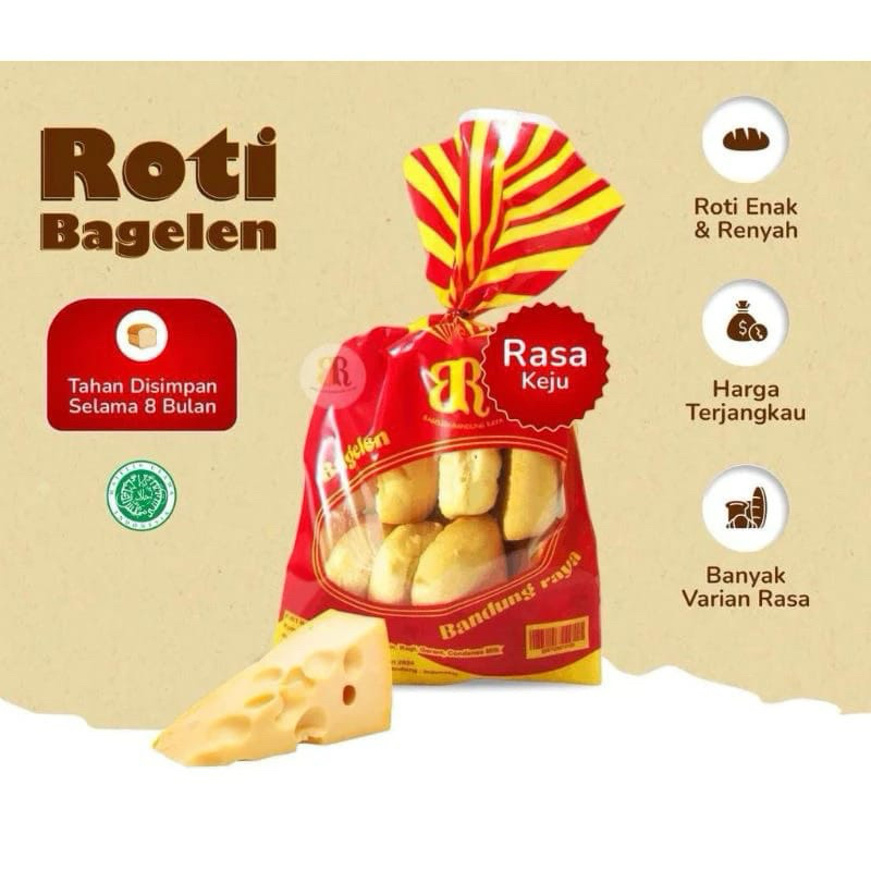 

ROTI KERING BAGELAN BANDUNG RAYA ORIGINAL KEJU / BAGELAN OVAL MINI