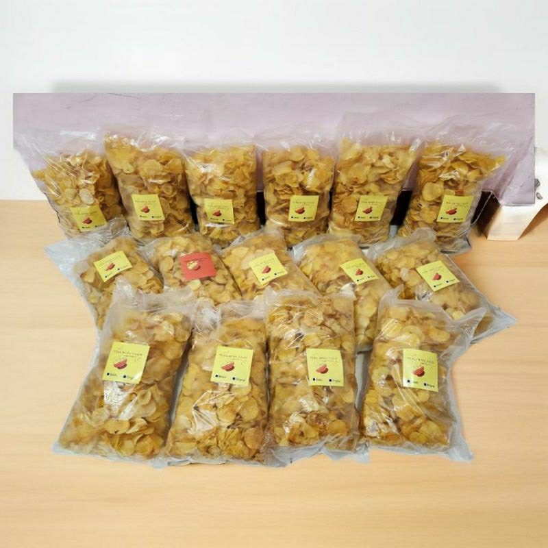 

pelunasan orderan 70 kripik terlintas