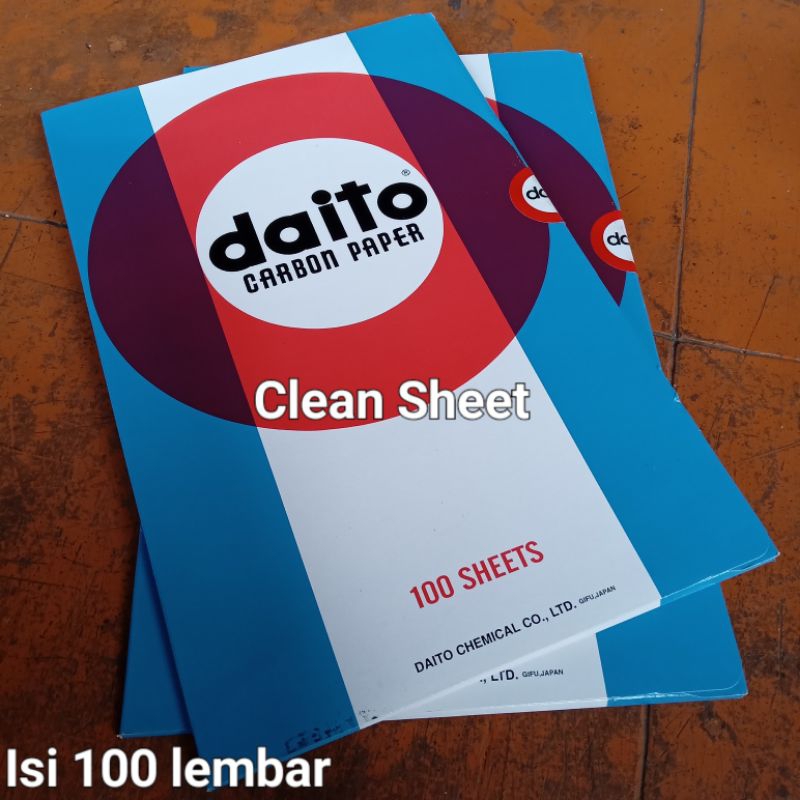 

Kertas karbon Daito folio(Isi 100 lembar)