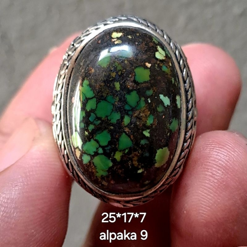 CINCIN PIRUS HUBEI TOSCA IJO MOTIF UNIK ANTIK bukan mesir persia bacan garut klawing giok