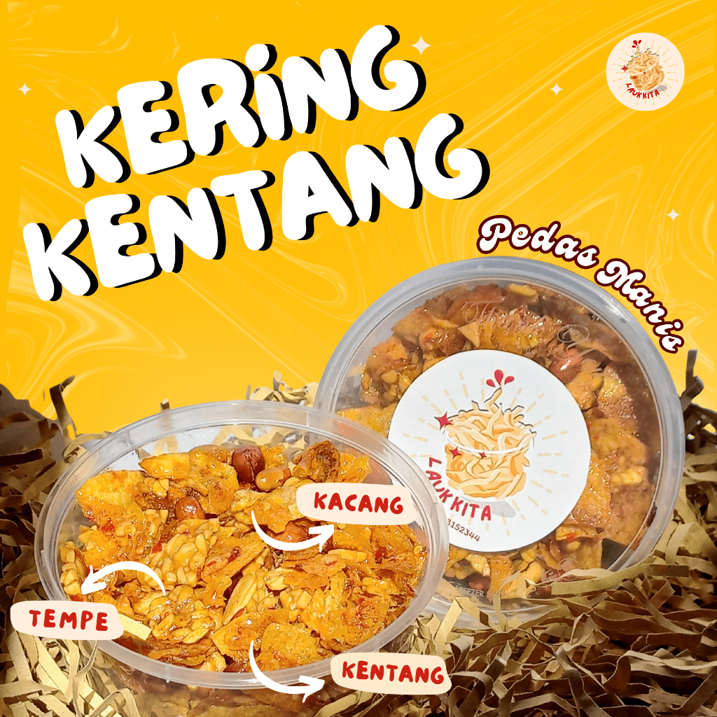 

Kering Kentang Tempe Homemade | Sambal Goreng Kentang 150 gram