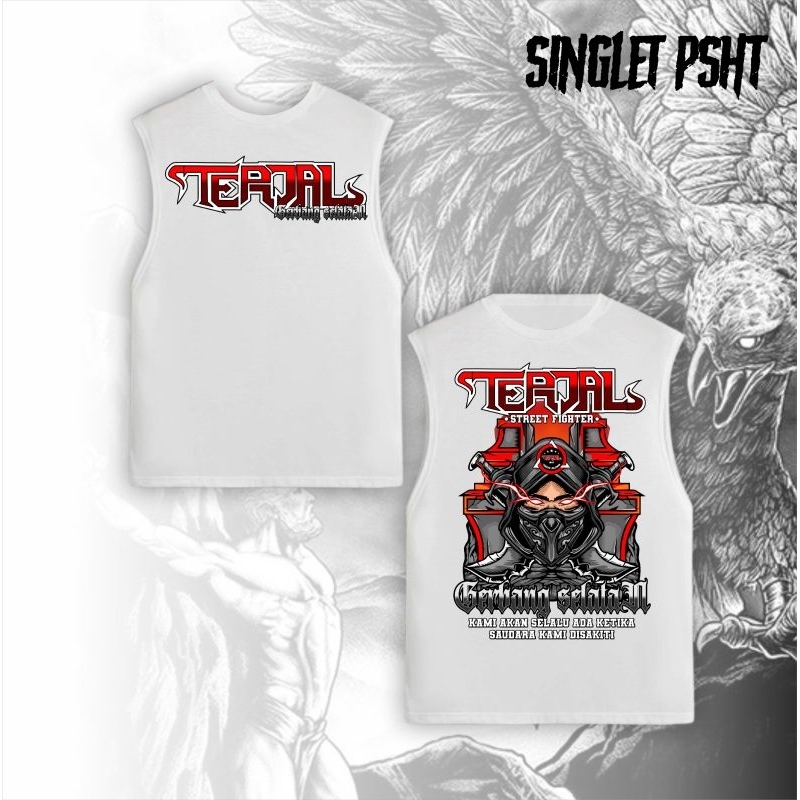 Kaos Singlet PSHT Terate Terjal Street fighter