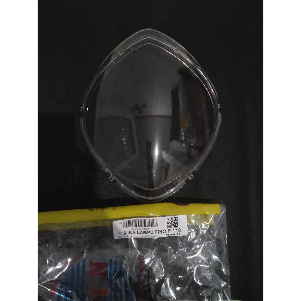 Mika Kaca Lampu Depan FINO FI 2014 2015 2016 2017 2018 2019 2020 2021 2022 BENING BRAND Merk Win