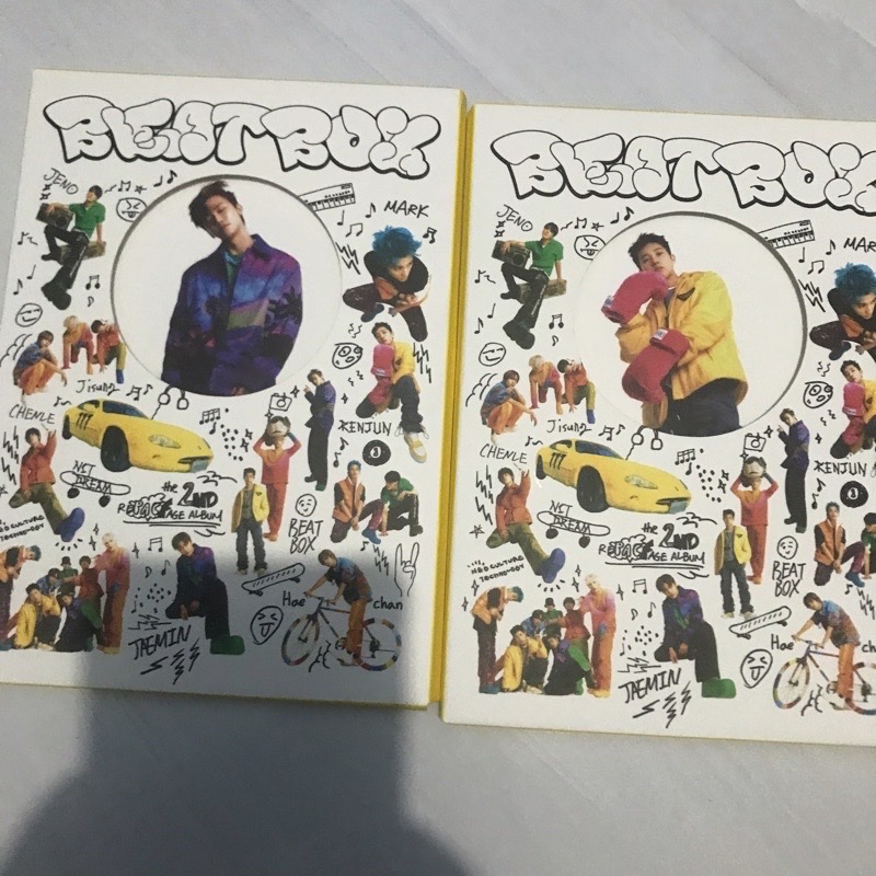 OFFICIAL SHARING MD BEATBOX POSTCARD JAEMIN RENJUN NCT DREAM