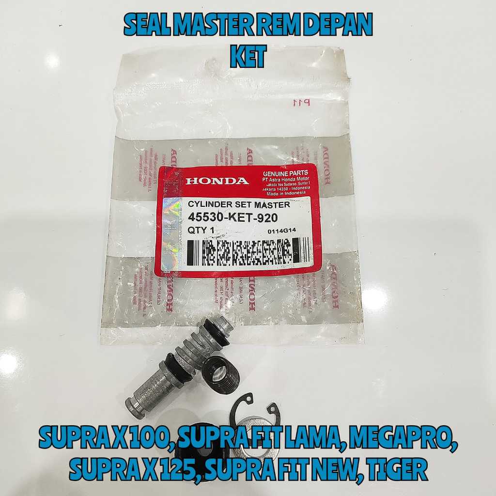 Master Rem Kit KET Seal Master Rem Supra X 100 Tiger Supra X 125 Megapro Supra Fit New Karisma Supra