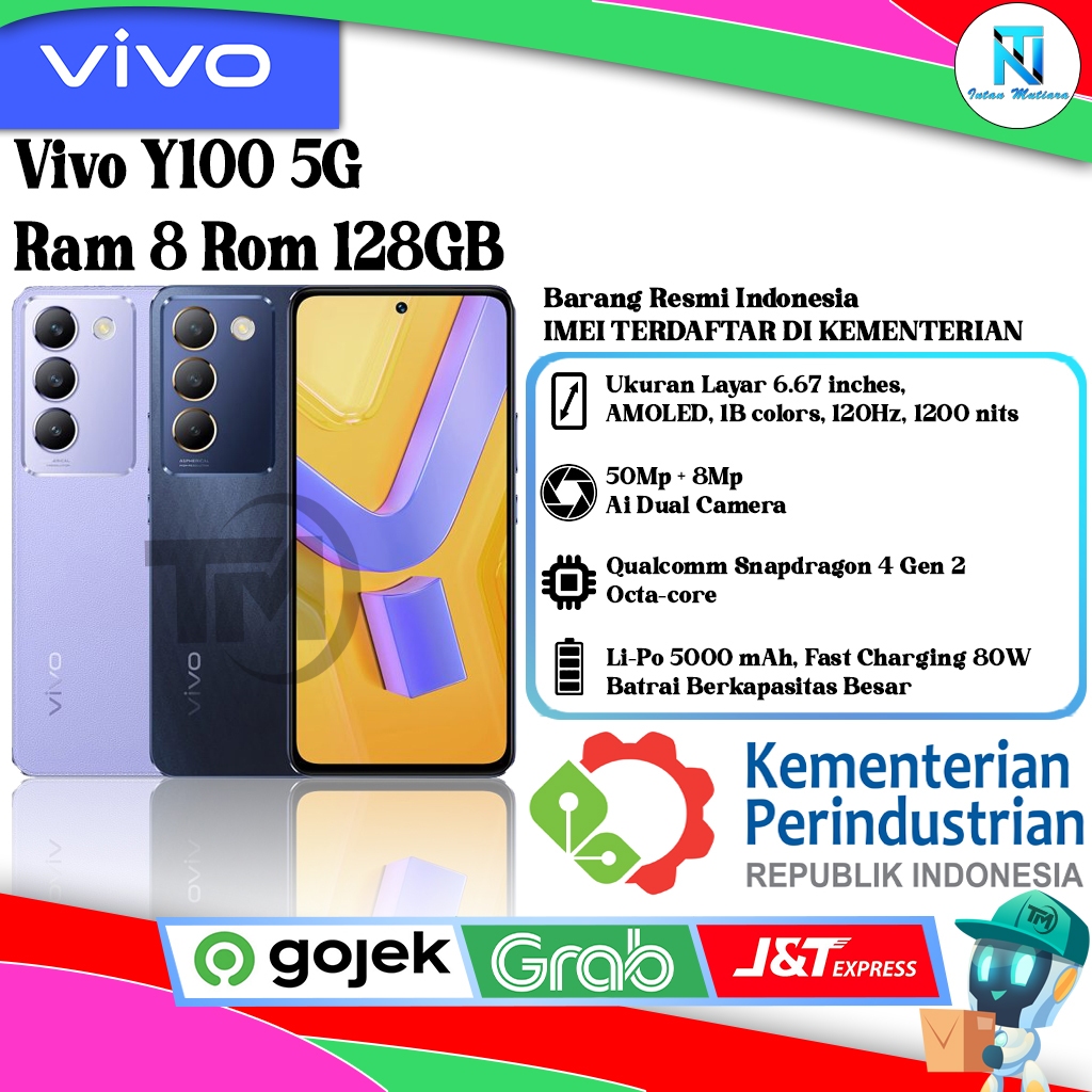 Vivo Y100 5G Ram 8/128GB | Ram 8/256GB