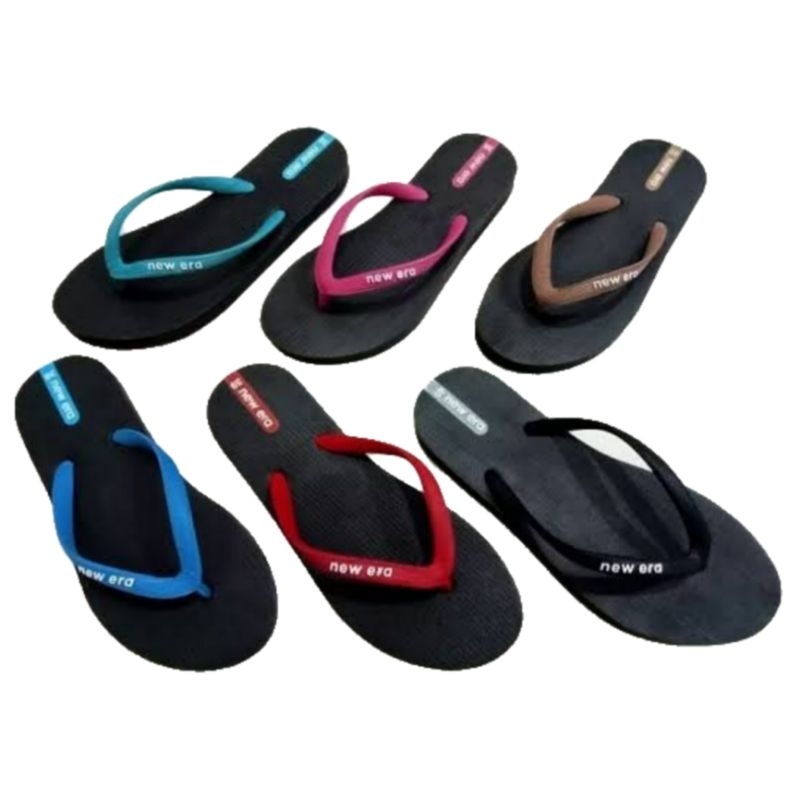 Sandal Jepit New Era Yura B | Sandal Wanita | Sandal New Era | Sandal jepit murah