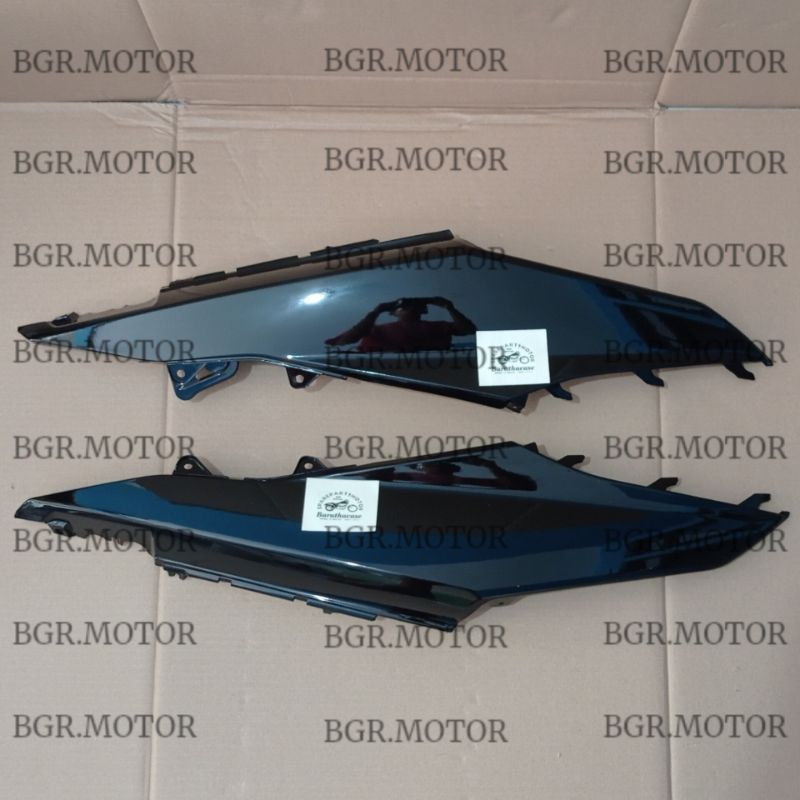 body samping belakang honda beat fi 2014 warna hitam