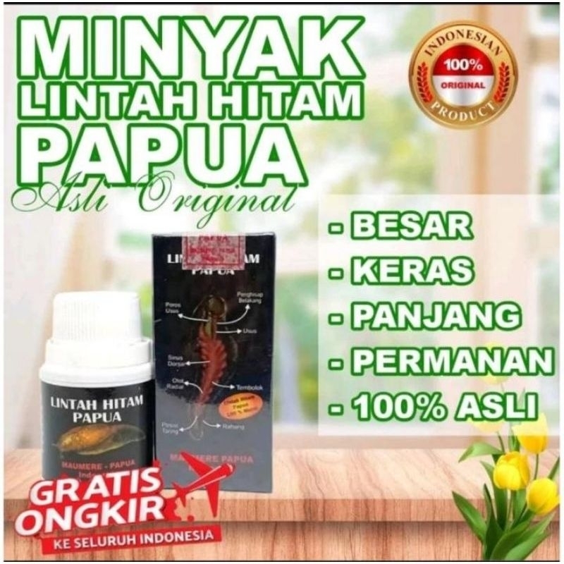 Minyak Lintah Hitam Papua Asli 100% Original Bpom Pembesar Penis100%ampuh Pembesarpenis Permanen