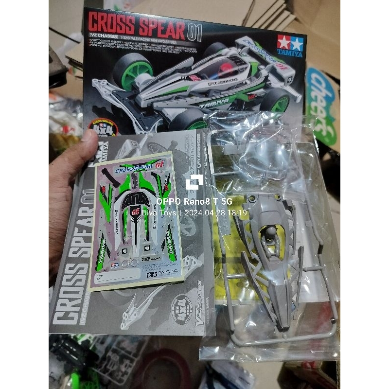 Tamiya 18103 Body Cross Spear 01 + Decal + Dus Box