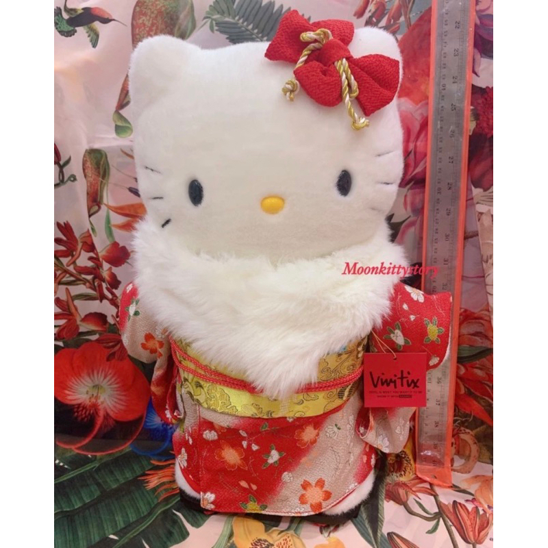 Boneka hello kitty vivitix kimono Sanrio