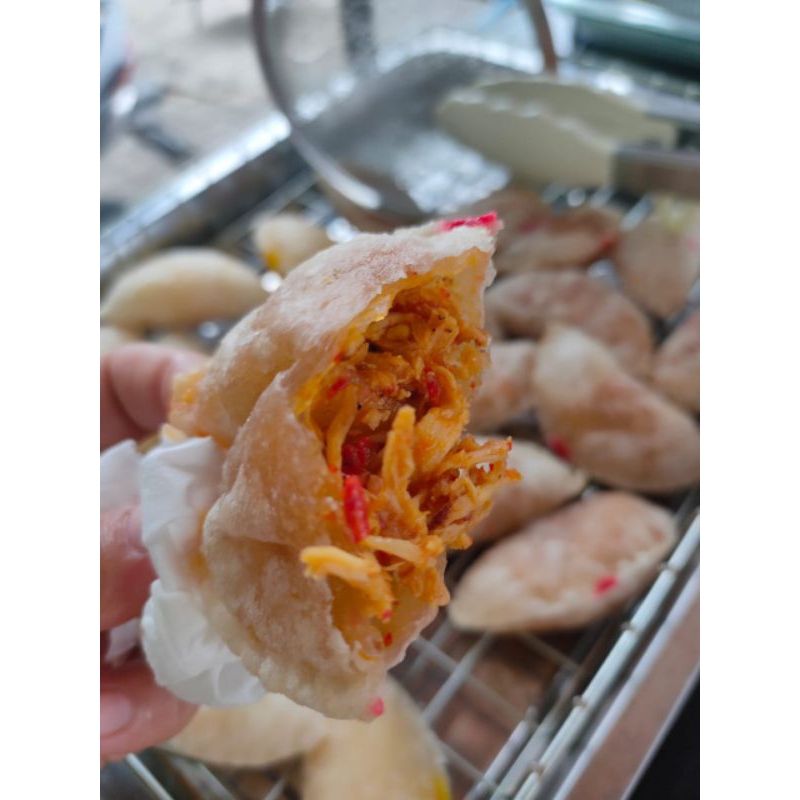 

Cireng isi ayam pedas_ayam tidak pedas_keju