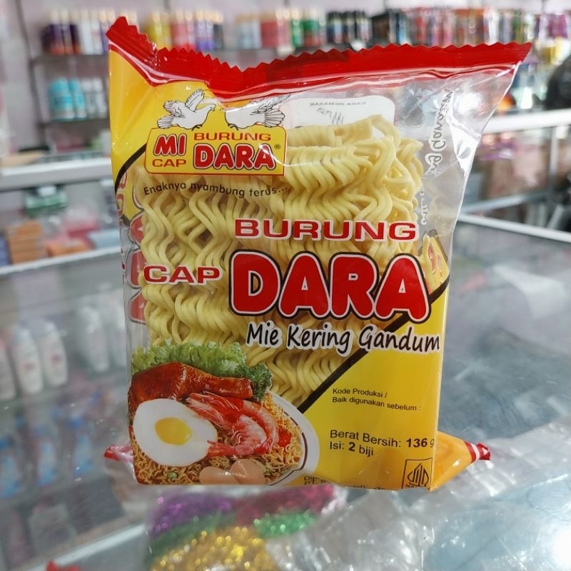 

Mie burung dara mi kering gandum