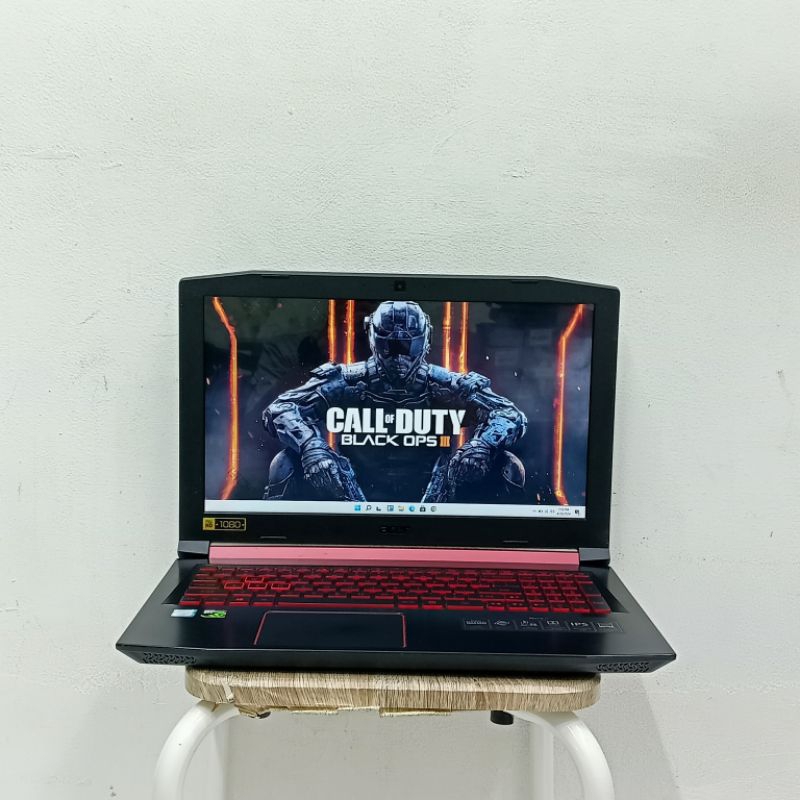 laptop gaming Acer nitro 5 Intel core i7-7700HQ Nvidia GeForce GTX 1050 ram 16gb/SSD 1tb layar 15 in
