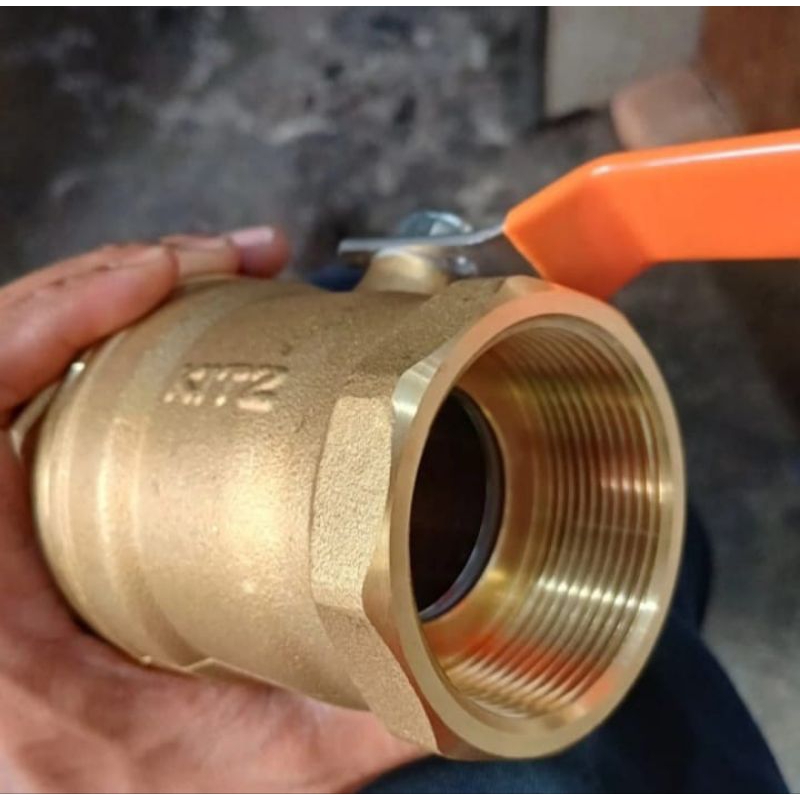 BALL VALVE STOP KERAN / KRAN KUNINGAN 2" KITZ