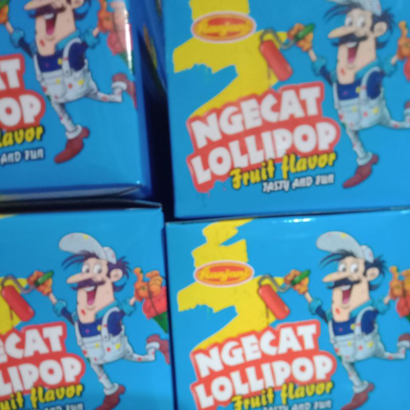 

permen ngecat lolipop per pak isi 24pcs