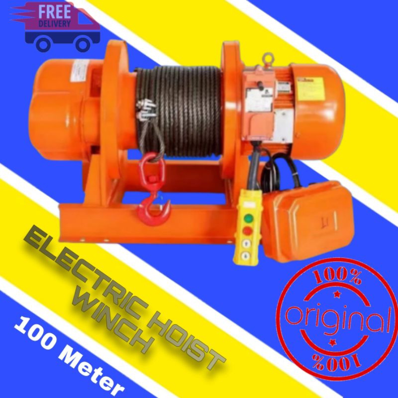 Electric Hoist Winch 10ton x 100m 380v/3phase NAGASAKI