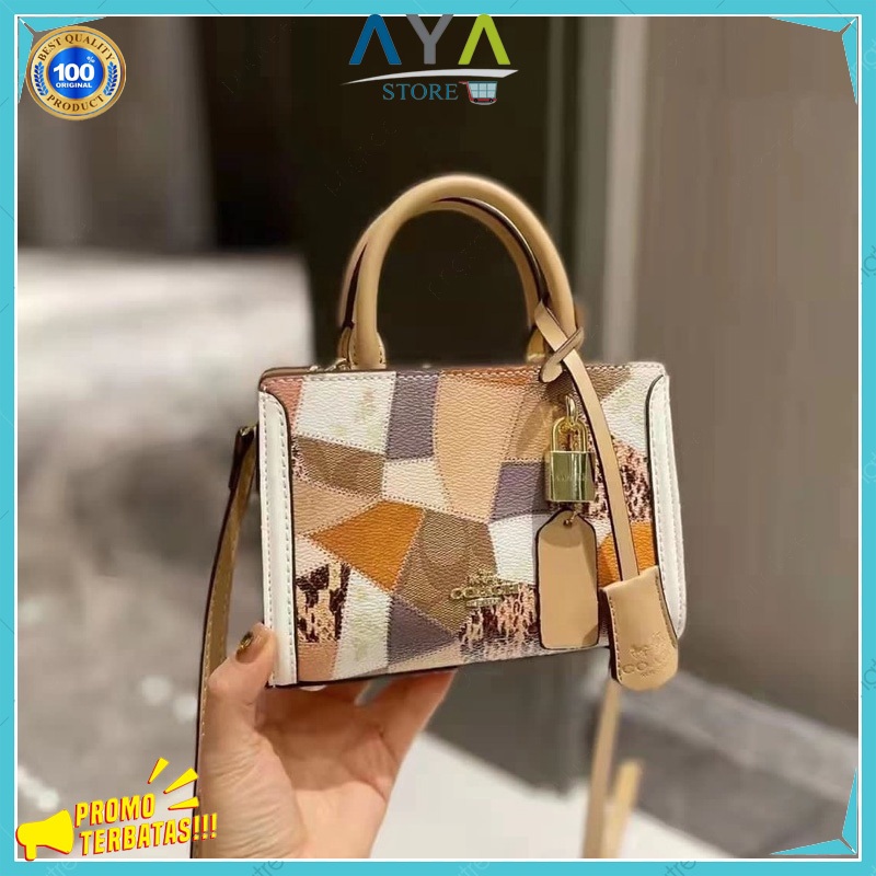 TAS COACH  Zoe Signature Patchwork 8679 (FreeDustBag+BubbleWrap+DalamSuedee+Noseri)