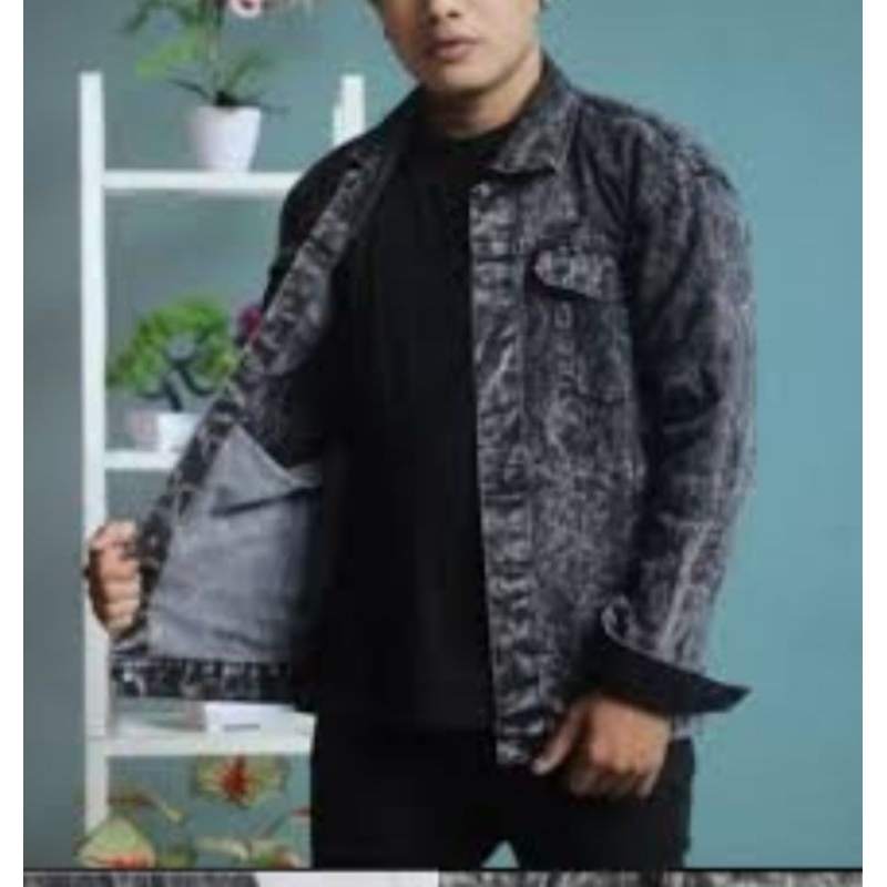 HOT SALE JAKET JENS PRIA, BAHAN JENS DENIM TEBAL 13 OS