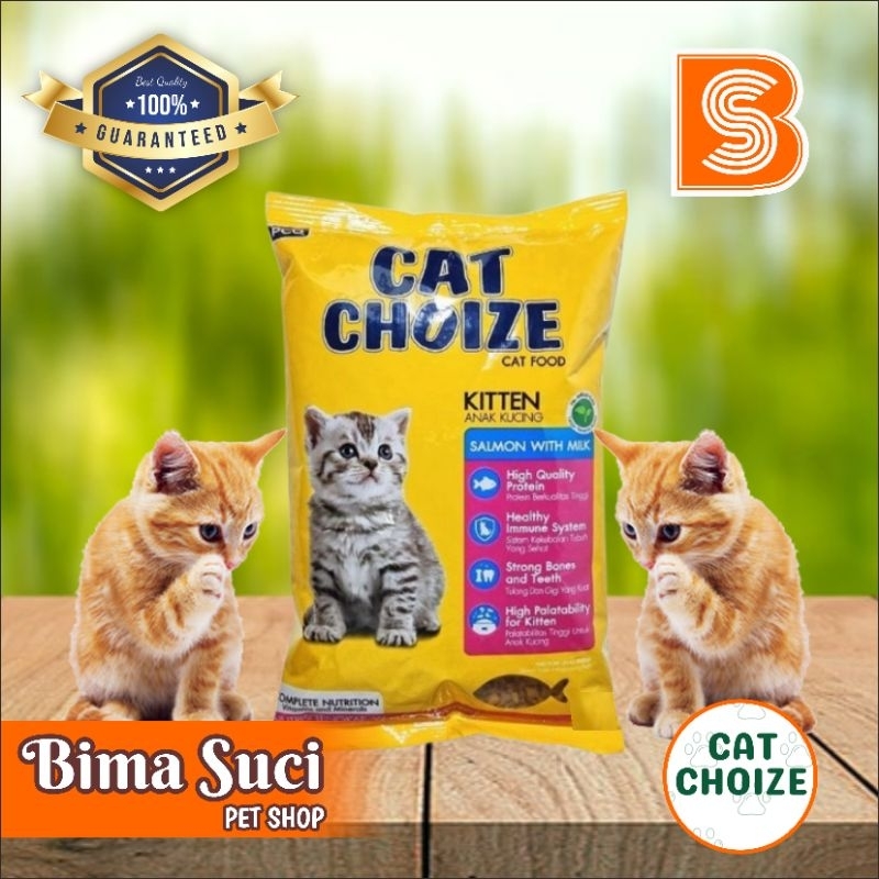 cat choize makanan kucing dewasa adult dan kitten 800gr 1kg