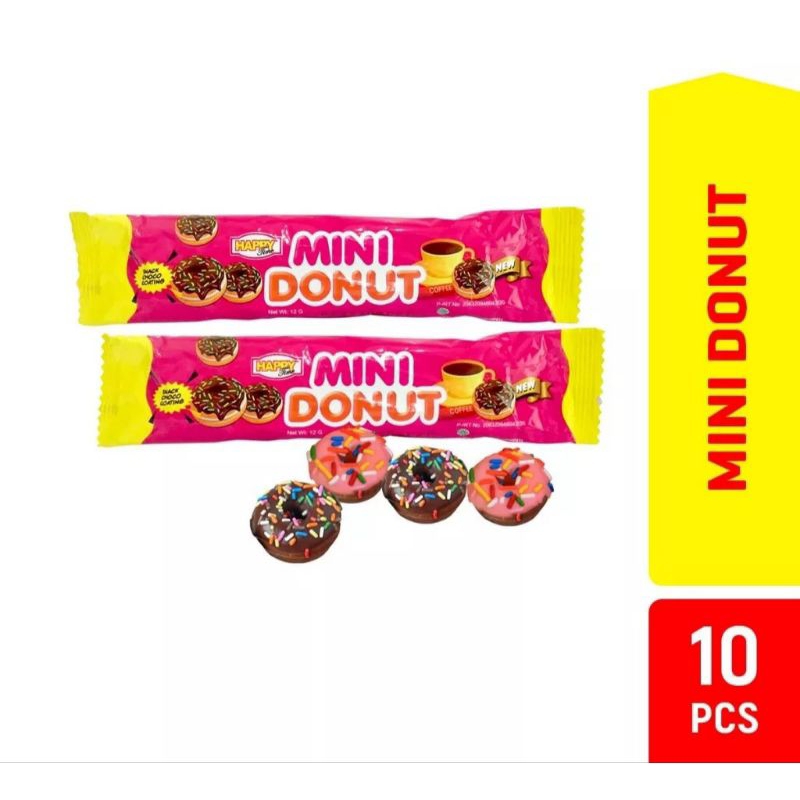 

Happy Time donut mini rencengan