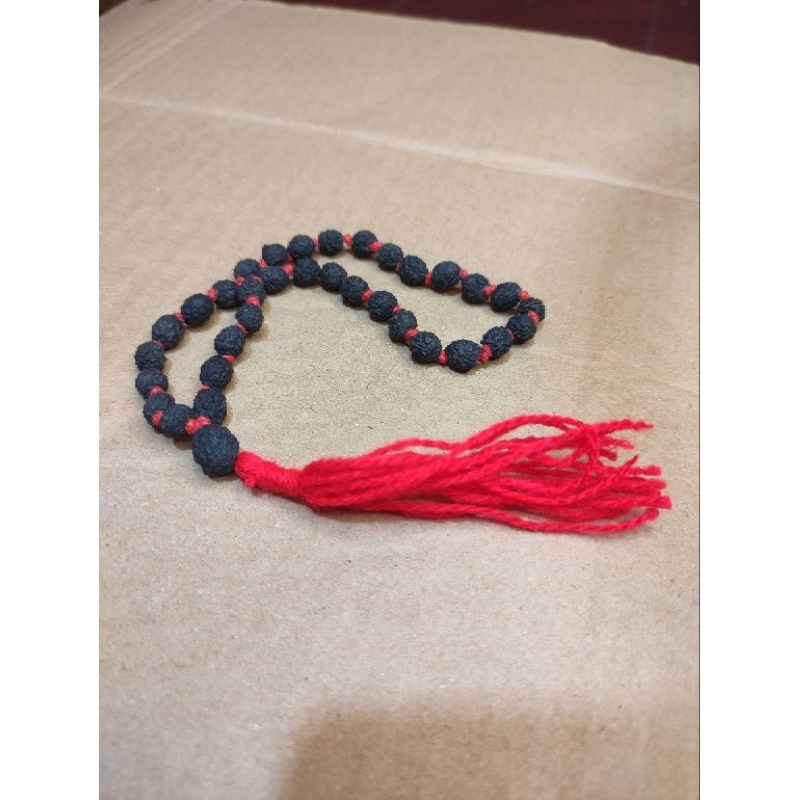 tasbih biji bidara hitam isi 33 butir