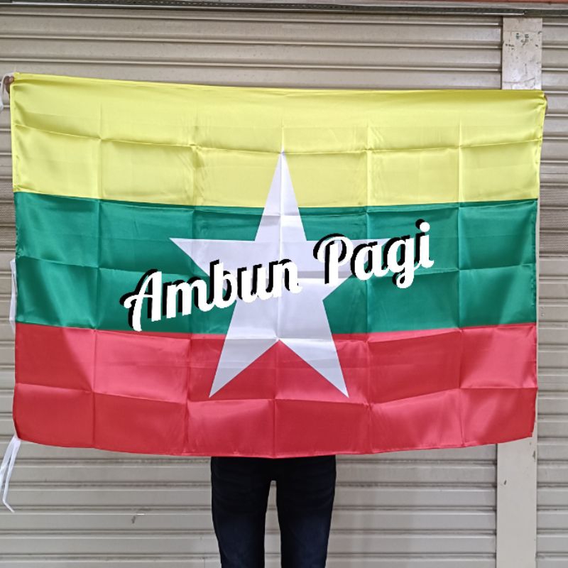 

best seller bendera negara MYANMAR uk. 90cm x 135cm