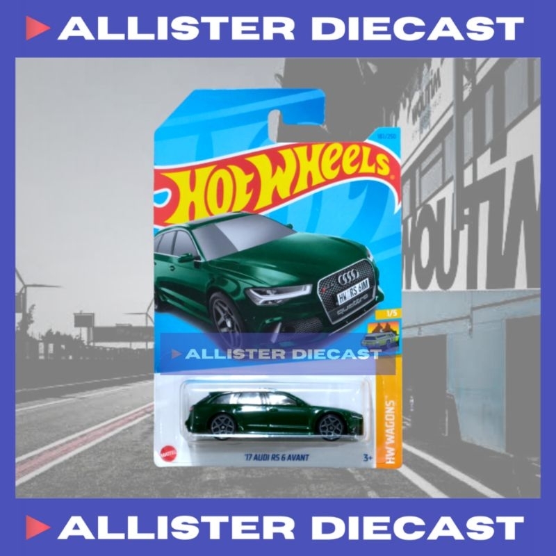 Hot Wheels 17 Audi RS 6 Avant HW Wagons ALLISTER DIECAST Hotwheels 17 Audi RS 6 Avant Hot Wheels Aud
