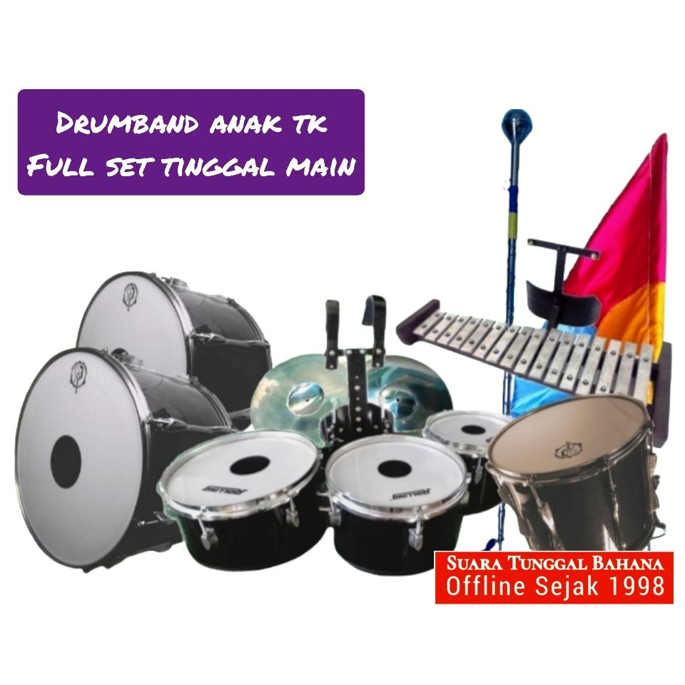 Drumband Anak TK Full Set 32 Personel Tinggal Main Saja | Solichin Toip