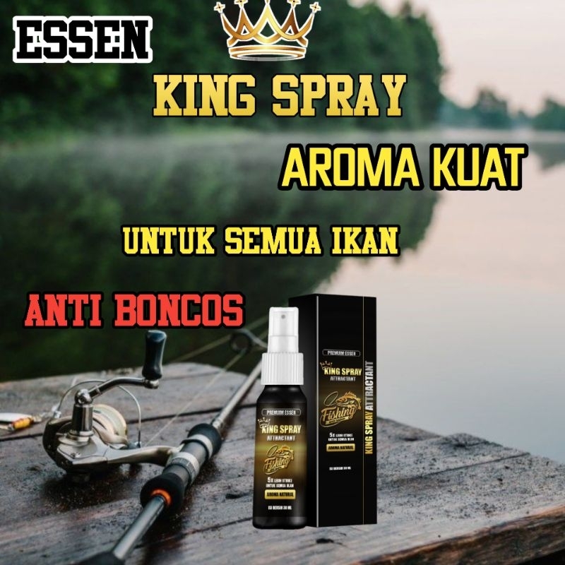 Essen King Spray Atractan Galatama Galapungan Harian Untuk Semua Jenis ikan smua media umpan lumut pelet cacing paling gacor