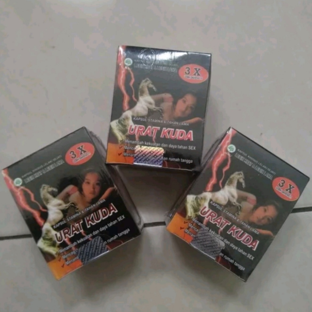 Rsh 3X Jamu Kuat cap Urat Kuda kemasan perbox isi 10 pcs lebih lama