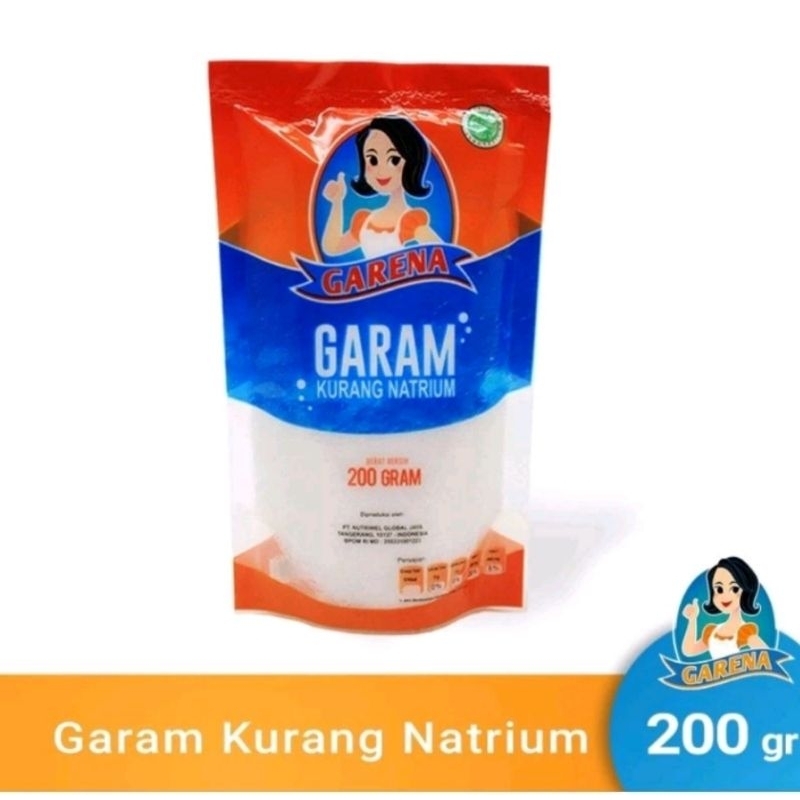 

GARENA Garam Kesehatan Kurang Natrium 200gr