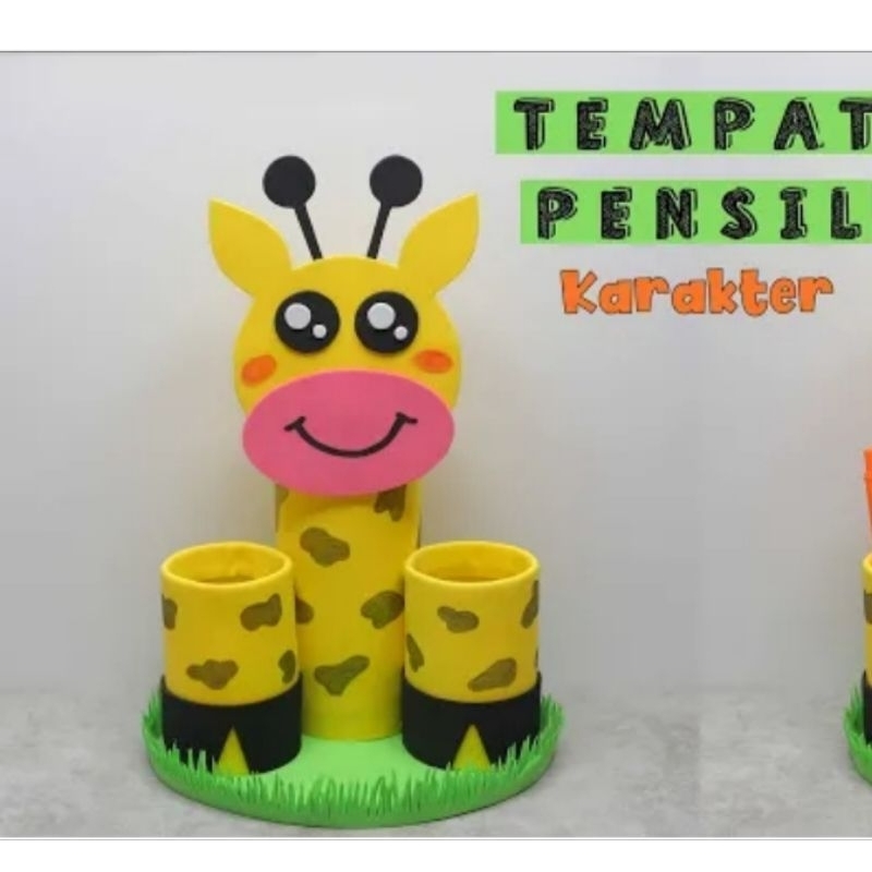 

TEMPAT PENSIL KARAKTER/KERAJINAN FLANEL BOTOL isi 3