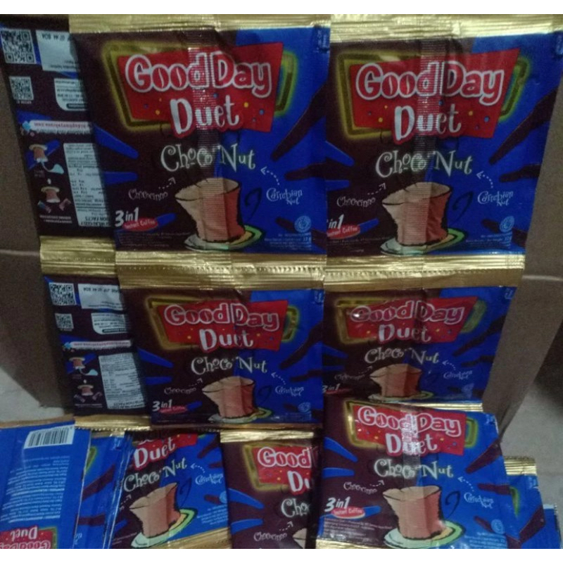 

Kopi GOOD DAY DUET Choco'Nut 22gr RENCENG isi 10 pcs Murah