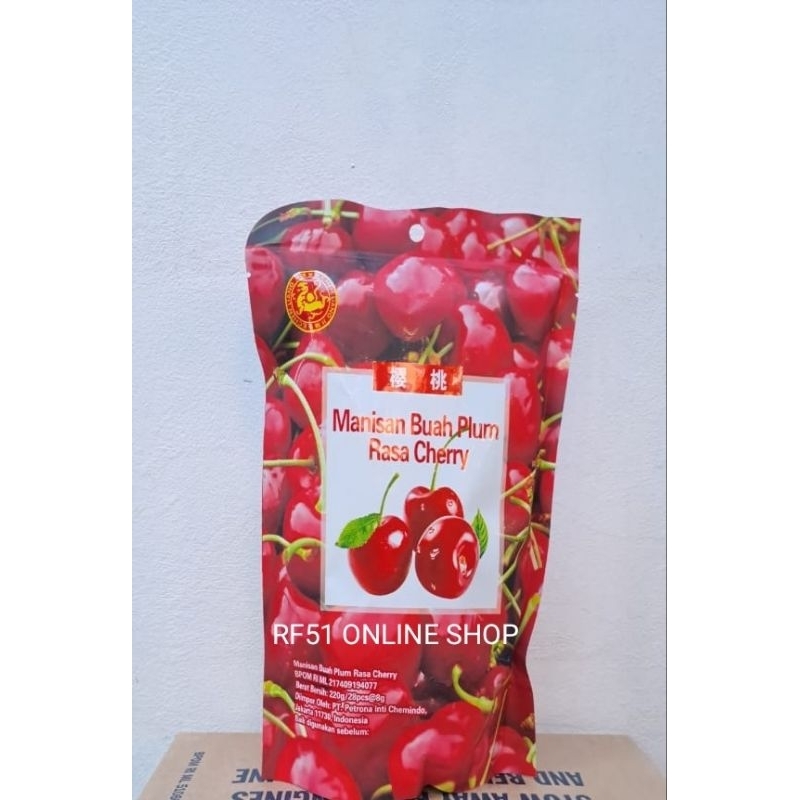 

CHEN LIANG JI MANISAN BUAH PLUM RASA CERRY 220gr