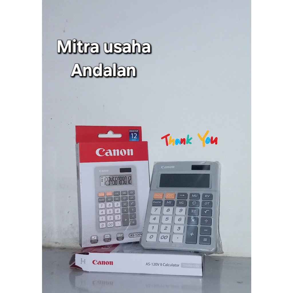 

Kalkulator Calculator Canon AS-120 Check Correct 12 Digit AS 120 II