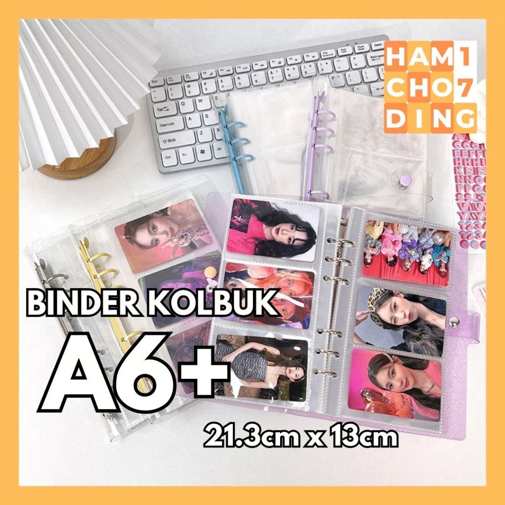 

Binder A6 6 Ring Cover Jelly Kolbuk for Photocard PC (Bonus sleeve)