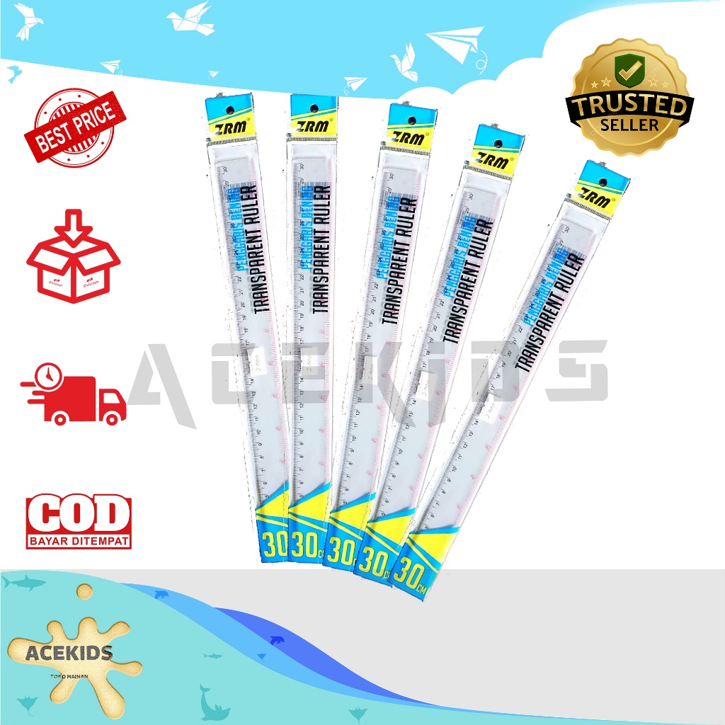 

Penggaris Plastik Mika 30cm 0125P30ZRM
