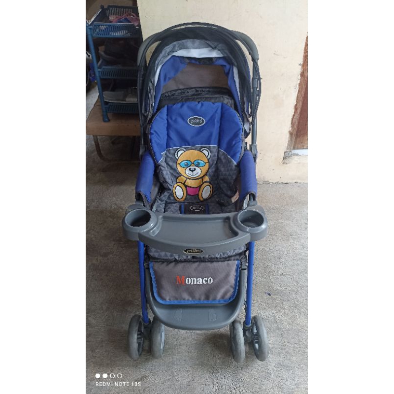 (booking) stroller pliko monaco preloved second bekas kereta dorong bayi