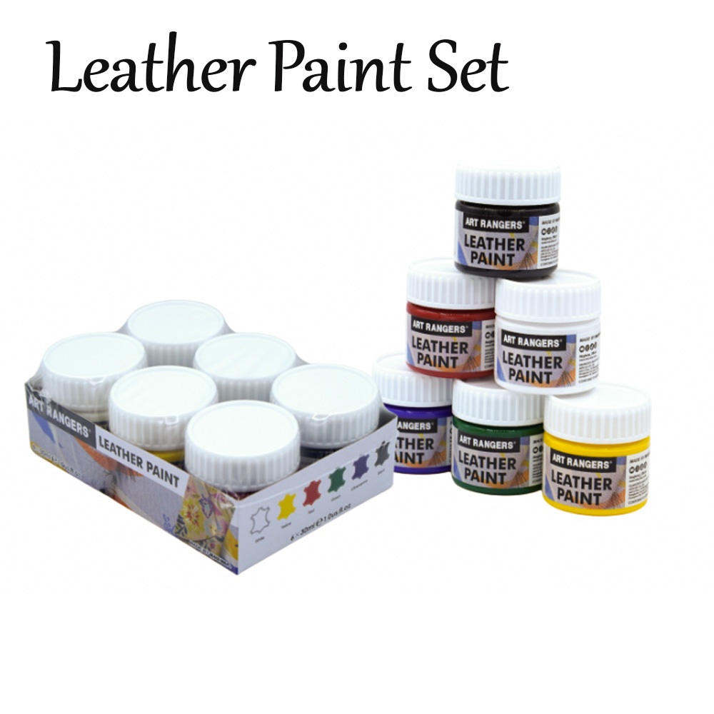

Art Ranger Leather Paint Set 6 x 30ml / Cat untuk Bahan Kulit Sintetis